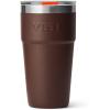 YETI Rambler 20 oz Stackable Tumbler, Stainless Steel, Vacuum Insulated with MagSlider Lid(Wetlands Brown)