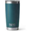 YETI Rambler 20 oz Stainless Steel Vacuum Insulated Tumbler w/MagSlider Lid(Agave Teal)