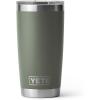 YETI Rambler 20 oz Stainless Steel Vacuum Insulated Tumbler w/MagSlider Lid(Camp Green)