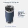 YETI Rambler 20 oz Stainless Steel Vacuum Insulated Tumbler w/MagSlider Lid(Cherry Blossom – Textured)