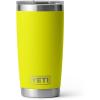 YETI Rambler 20 oz Stainless Steel Vacuum Insulated Tumbler w/MagSlider Lid(Firefly Yellow)
