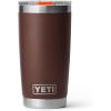 YETI Rambler 20 oz Stainless Steel Vacuum Insulated Tumbler w/MagSlider Lid(Wetlands Brown)