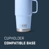 YETI Rambler 20 oz Travel Mug, Stainless Steel, Vacuum Insulated with Stronghold Lid(Big Sky Blue)