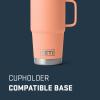 YETI Rambler 20 oz Travel Mug, Stainless Steel, Vacuum Insulated with Stronghold Lid(Lowcountry Peach)