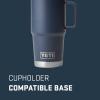 YETI Rambler 20 oz Travel Mug, Stainless Steel, Vacuum Insulated with Stronghold Lid(Navy)