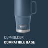 YETI Rambler 20 oz Travel Mug, Stainless Steel, Vacuum Insulated with Stronghold Lid(Nordic Blue)