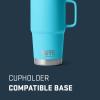 YETI Rambler 20 oz Travel Mug, Stainless Steel, Vacuum Insulated with Stronghold Lid(Reef Blue)