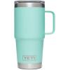 YETI Rambler 20 oz Travel Mug, Stainless Steel, Vacuum Insulated with Stronghold Lid(Seafoam)
