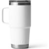 YETI Rambler 20 oz Travel Mug, Stainless Steel, Vacuum Insulated with Stronghold Lid(White)