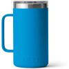 YETI Rambler 24 oz Mug, Vacuum Insulated, Stainless Steel with MagSlider Lid(Big Wave Blue)