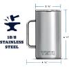 YETI Rambler 24 oz Mug, Vacuum Insulated, Stainless Steel with MagSlider Lid(Black)