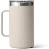YETI Rambler 24 oz Mug, Vacuum Insulated, Stainless Steel with MagSlider Lid(Camp Green)
