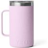 YETI Rambler 24 oz Mug, Vacuum Insulated, Stainless Steel with MagSlider Lid(Cherry Blossom – Textured)