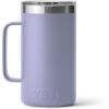 YETI Rambler 24 oz Mug, Vacuum Insulated, Stainless Steel with MagSlider Lid(Cosmic Lilac)