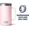 YETI Rambler 24 oz Mug, Vacuum Insulated, Stainless Steel with MagSlider Lid(Ice Pink)