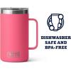 YETI Rambler 24 oz Mug, Vacuum Insulated, Stainless Steel with MagSlider Lid(Tropical Pink)
