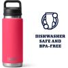 YETI Rambler 26 oz Bottle, Vacuum Insulated, Leakproof, Stainless Steel with Chug Cap(Bimini Pink)