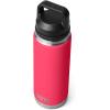 YETI Rambler 26 oz Bottle, Vacuum Insulated, Leakproof, Stainless Steel with Chug Cap(Bimini Pink)