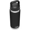YETI Rambler 26 oz Bottle, Vacuum Insulated, Leakproof, Stainless Steel with Chug Cap(Black)