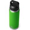 YETI Rambler 26 oz Bottle, Vacuum Insulated, Leakproof, Stainless Steel with Chug Cap(Canopy Green)