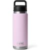 YETI Rambler 26 oz Bottle, Vacuum Insulated, Leakproof, Stainless Steel with Chug Cap(Cherry Blossom – Textured)