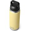 YETI Rambler 26 oz Bottle, Vacuum Insulated, Leakproof, Stainless Steel with Chug Cap(Daybreak Yellow)