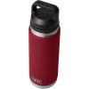 YETI Rambler 26 oz Bottle, Vacuum Insulated, Leakproof, Stainless Steel with Chug Cap(Harvest Red)