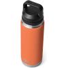 YETI Rambler 26 oz Bottle, Vacuum Insulated, Leakproof, Stainless Steel with Chug Cap(High Desert Clay)