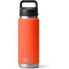 YETI Rambler 26 oz Bottle, Vacuum Insulated, Leakproof, Stainless Steel with Chug Cap(Papaya)