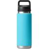 YETI Rambler 26 oz Bottle, Vacuum Insulated, Leakproof, Stainless Steel with Chug Cap(Reef Blue)