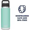 YETI Rambler 26 oz Bottle, Vacuum Insulated, Leakproof, Stainless Steel with Chug Cap(Seafoam)