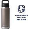YETI Rambler 26 oz Bottle, Vacuum Insulated, Leakproof, Stainless Steel with Chug Cap(Sharptail Taupe)