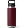 YETI Rambler 26 oz Bottle, Vacuum Insulated, Leakproof, Stainless Steel with Chug Cap(Wild Vine Red)