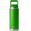 YETI Rambler 26 oz Bottle, Vacuum Insulated, Stainless Steel with Color Matching Straw Cap(Canopy Green)