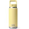 YETI Rambler 26 oz Bottle, Vacuum Insulated, Stainless Steel with Color Matching Straw Cap(Daybreak Yellow)