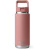YETI Rambler 26 oz Bottle, Vacuum Insulated, Stainless Steel with Color Matching Straw Cap(Sandstone Pink)