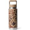 YETI Rambler 26 oz Bottle, Vacuum Insulated, Stainless Steel with Color Matching Straw Cap(Wetlands Camo)