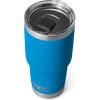 YETI Rambler 30 oz Stainless Steel Vacuum Insulated Tumbler w/MagSlider Lid, Navy(Big Wave Blue)