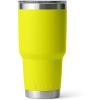 YETI Rambler 30 oz Stainless Steel Vacuum Insulated Tumbler w/MagSlider Lid, Navy(Firefly Yellow)