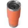 YETI Rambler 30 oz Stainless Steel Vacuum Insulated Tumbler w/MagSlider Lid, Navy(High Desert Clay)