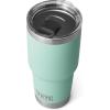 YETI Rambler 30 oz Stainless Steel Vacuum Insulated Tumbler w/MagSlider Lid, Navy(Seafoam)