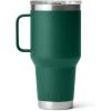 YETI Rambler 30 oz Travel Mug, Stainless Steel, Vacuum Insulated with Stronghold Lid(Black Forest Green)