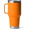 YETI Rambler 30 oz Travel Mug, Stainless Steel, Vacuum Insulated with Stronghold Lid(King Crab)