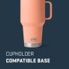 YETI Rambler 30 oz Travel Mug, Stainless Steel, Vacuum Insulated with Stronghold Lid(Lowcountry Peach)