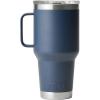 YETI Rambler 30 oz Travel Mug, Stainless Steel, Vacuum Insulated with Stronghold Lid(Navy)