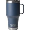 YETI Rambler 30 oz Travel Mug, Stainless Steel, Vacuum Insulated with Stronghold Lid(Navy)