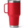 YETI Rambler 30 oz Travel Mug, Stainless Steel, Vacuum Insulated with Stronghold Lid(Rescue Red)