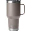 YETI Rambler 30 oz Travel Mug, Stainless Steel, Vacuum Insulated with Stronghold Lid(Sharptail Taupe)