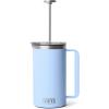 YETI Rambler 34 oz. French Press Coffee Maker, Rescue Red(Big Sky Blue)