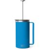 YETI Rambler 34 oz. French Press Coffee Maker, Rescue Red(Big Wave Blue)